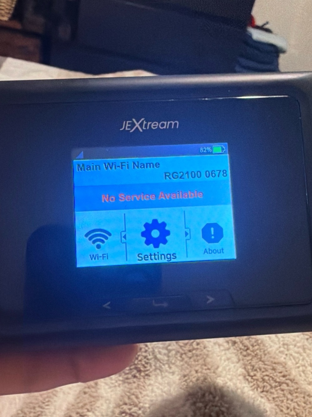 Jextream Black Portable Wi‑Fi Hotspot Router - Black
